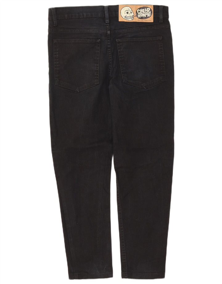 Jeans slim corti da donna economici Monday W33 L25 cotone nero