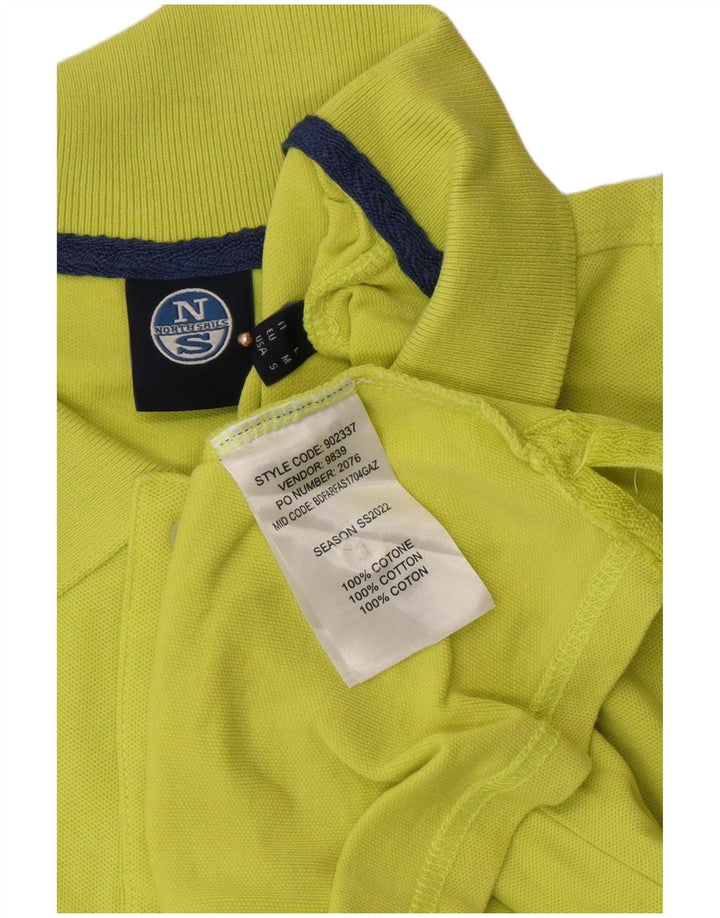 Polo da uomo NORTH SAILS in cotone verde medio