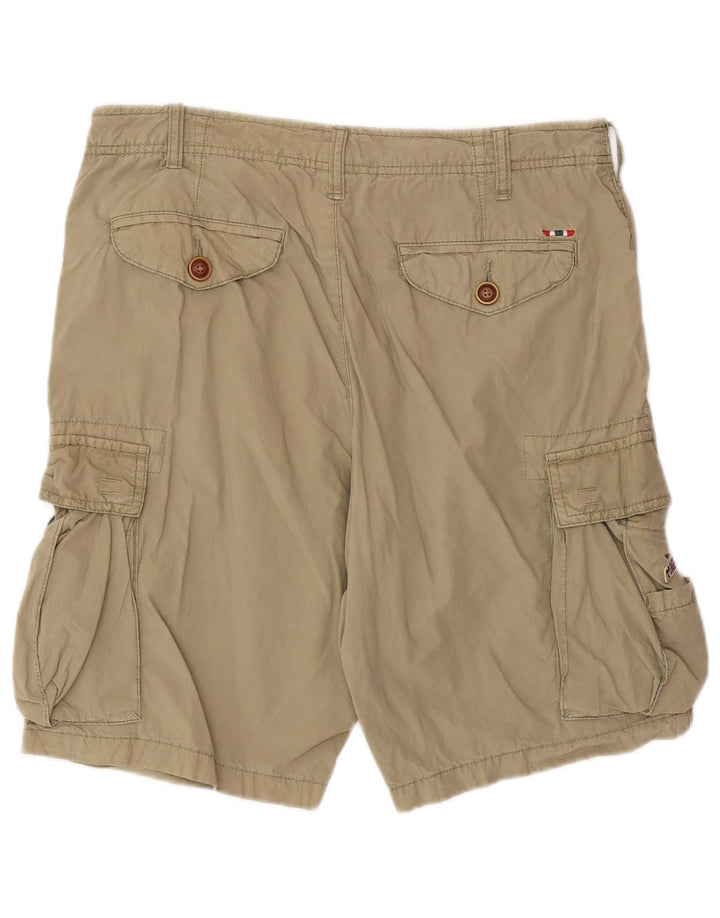 Pantaloncini cargo da uomo Napapijri W30 cotone kaki medio