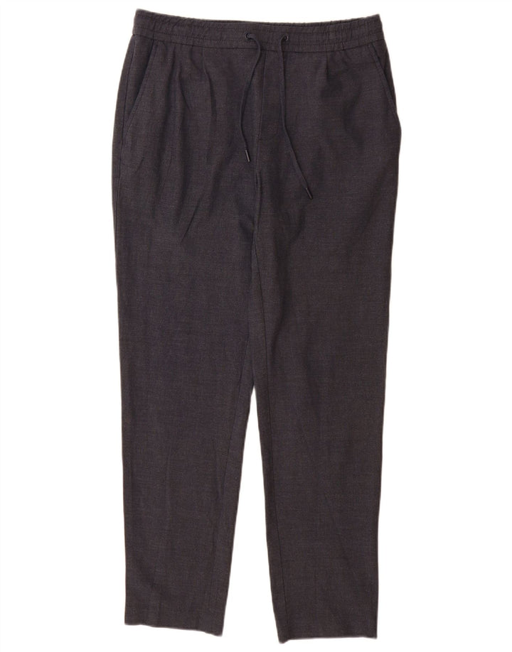 Pantaloni chino slim da uomo Zara medi W30 L29 blu navy
