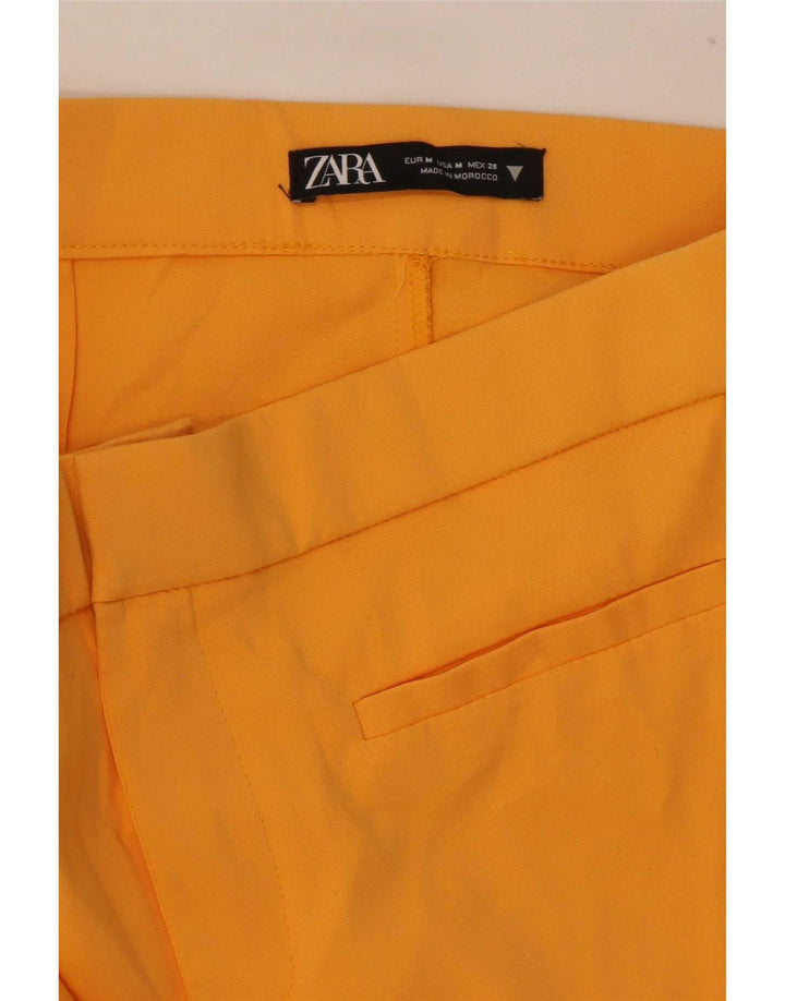Pantaloni casual Bootcut da donna Zara medi W30 L26 gialli