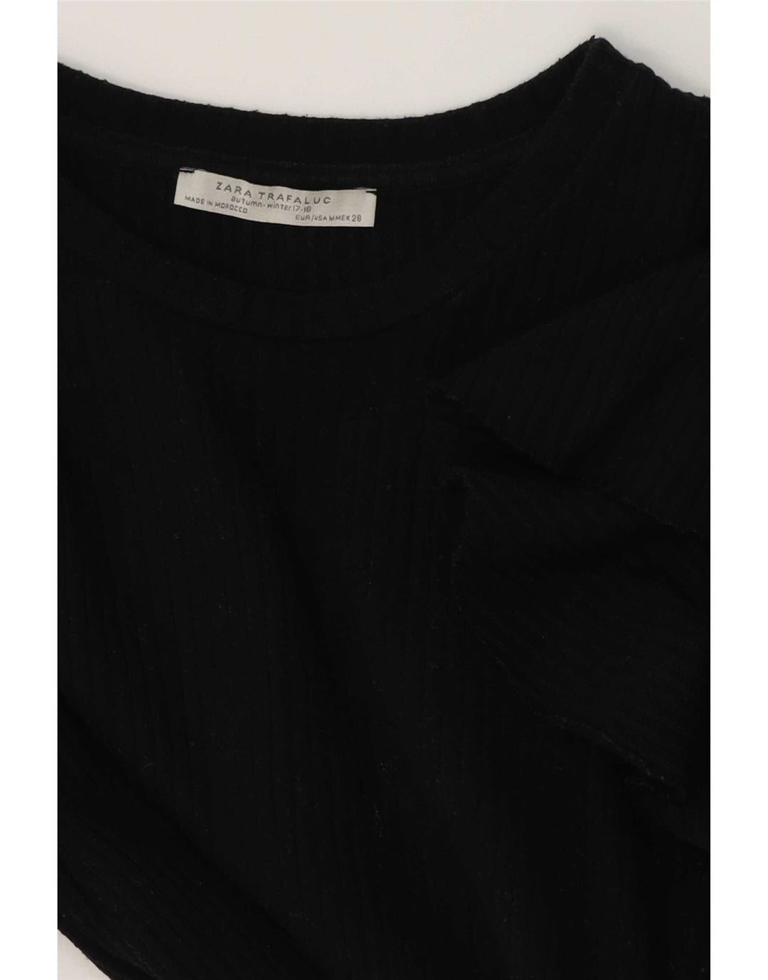 Top in camicetta da donna Zara UK 12 medio nero