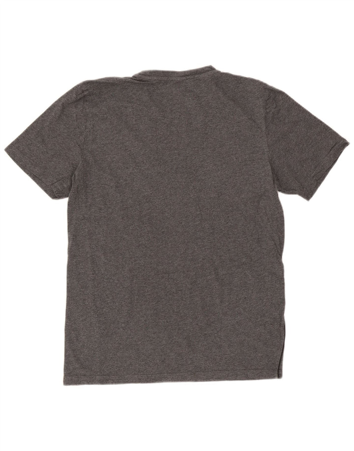 T-shirt da uomo Adidas Top in cotone grigio medio
