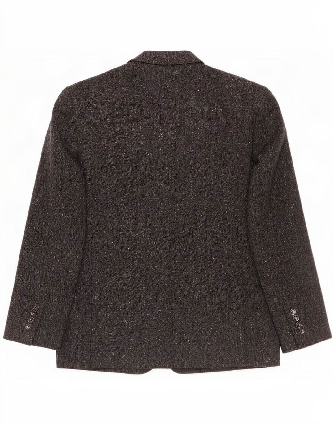 Magee Giacca blazer corta da uomo a 2 bottoni taglia 40 Grigio medio chiazzato