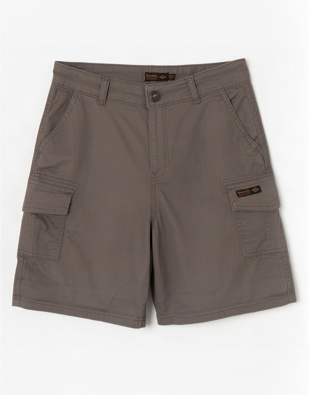 Pantaloncini cargo da donna Bench UK 12 medi W30 cotone grigio
