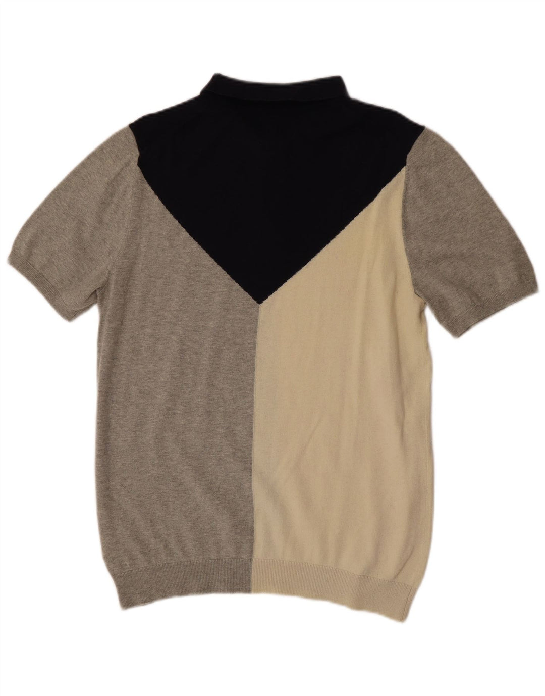 Maglione da donna Reiss con zip e collo UIK 14 Colorblock grigio medio