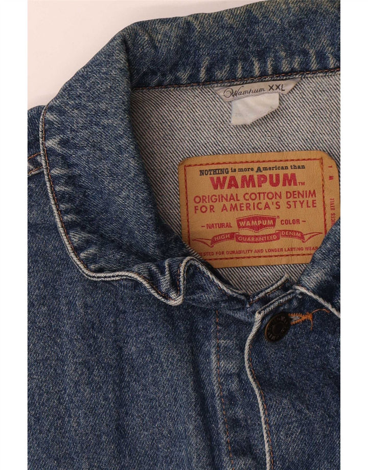Giacca di jeans da uomo Wampum UK 44 2XL Blu