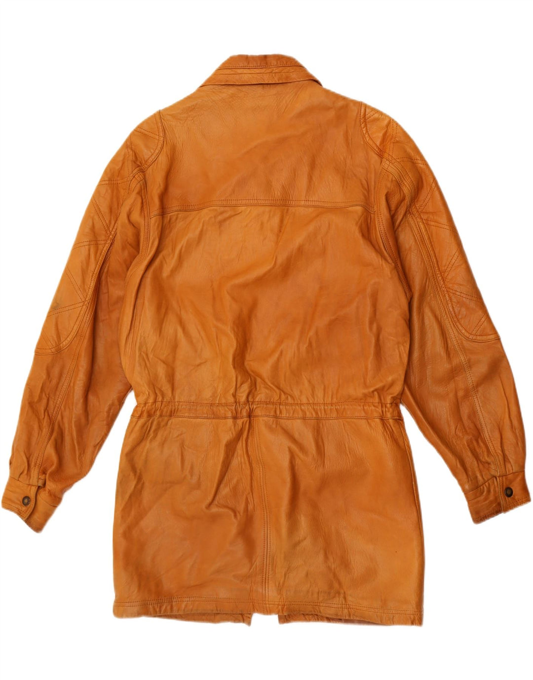 Giacca in pelle vintage da uomo UK 40 grande marrone
