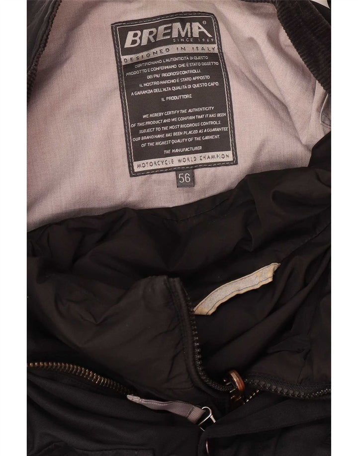 Giacca da uomo Brema Graphic Utility IT 56 3XL Nera Poliammide