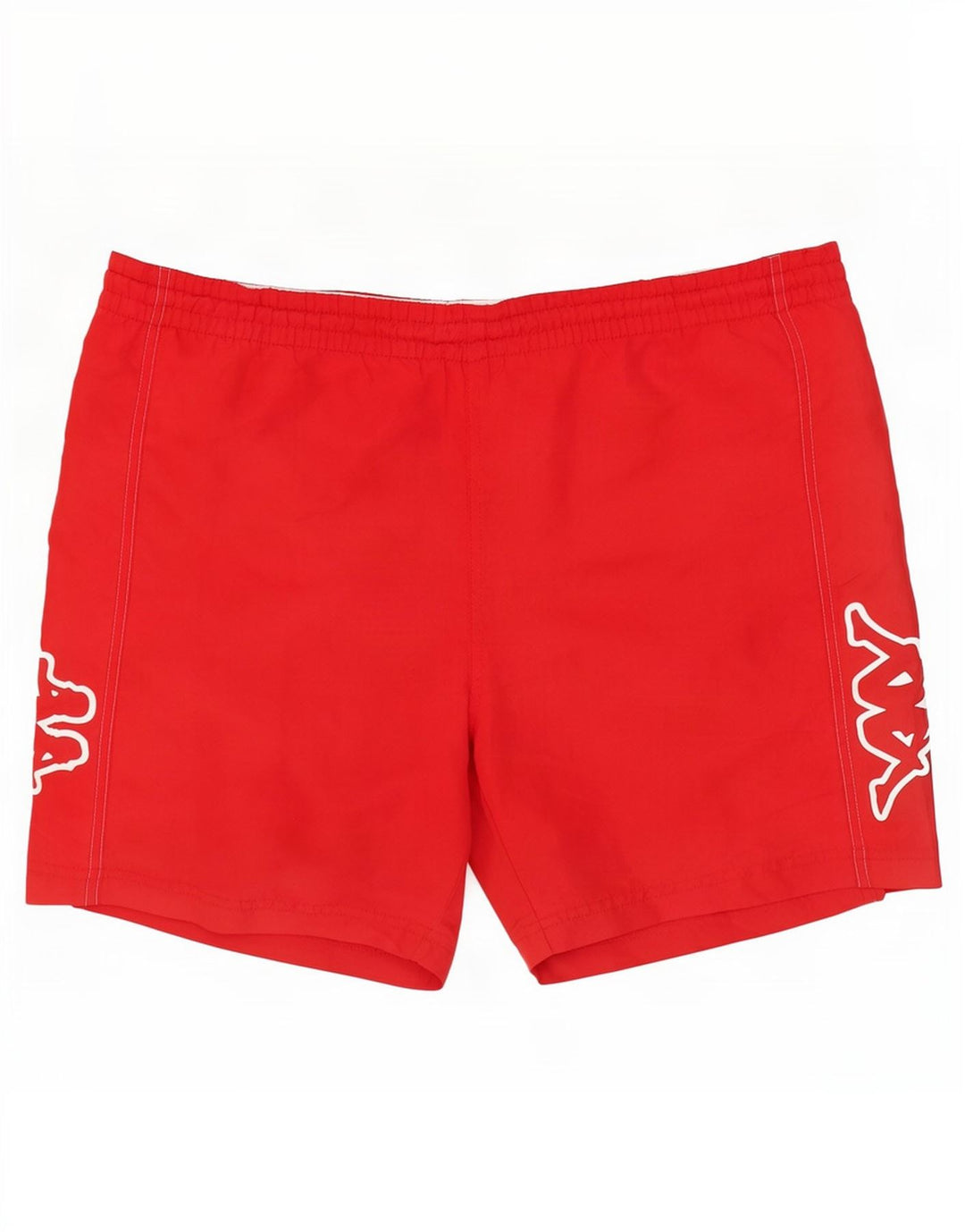 Pantaloncini da bagno grafici da uomo Kappa grandi rossi