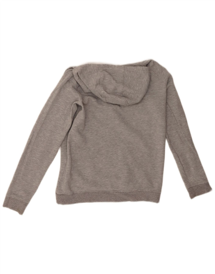 PENGUIN Boys Hoodie Jumper 13-14 Years Medium Grey Flecked Cotton
