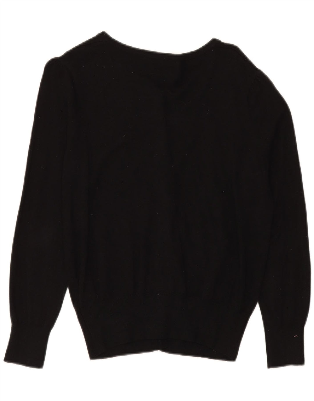 Maglione cardigan da donna Marks & Spencer UK 14 Viscosa nera media