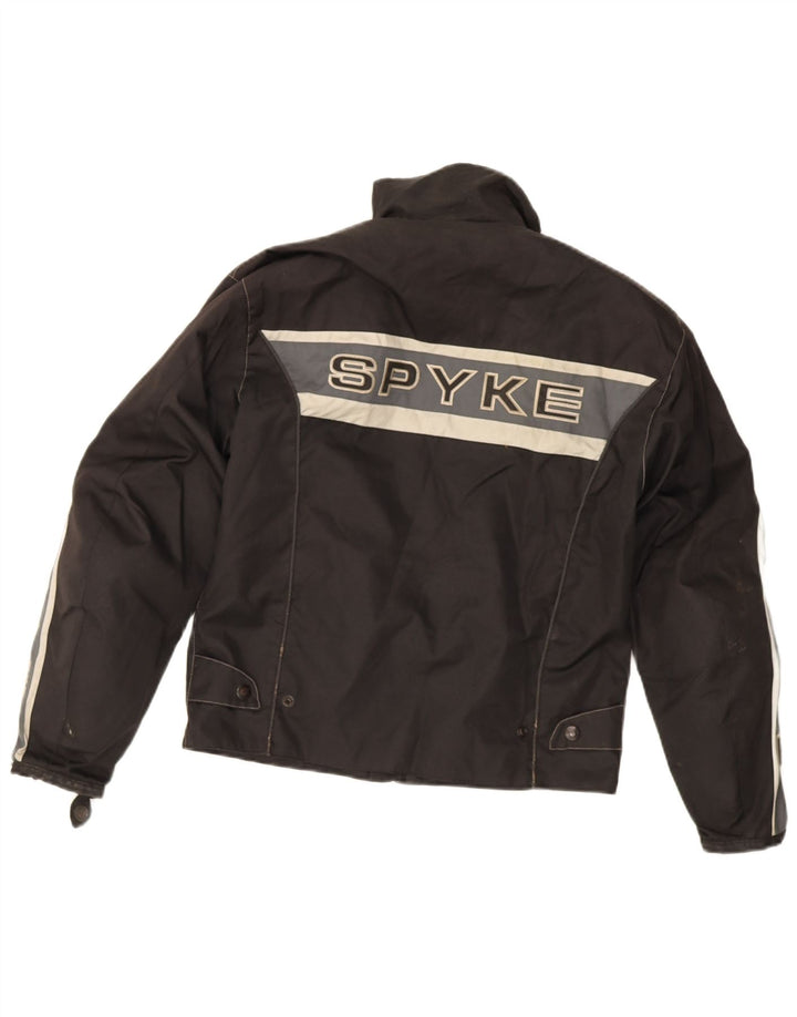 Spyke Giacca da corsa grafica da uomo UK 38 Poliestere color block medio nero