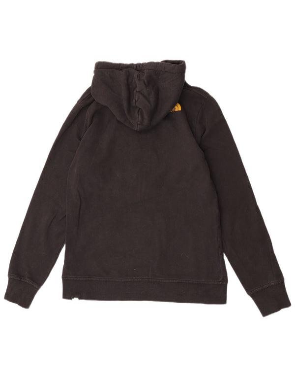 Felpa con cappuccio grafica da donna The North Face UK 12 cotone nero medio