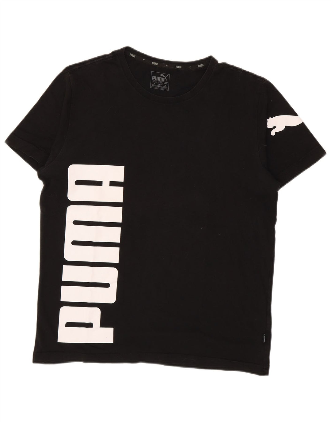 T-shirt grafica da uomo Puma Medium nera
