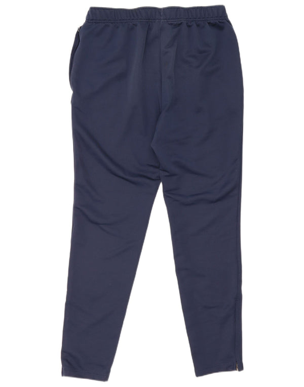 Pantaloni da tuta da uomo NIKE Dri Fit grandi in poliestere blu navy