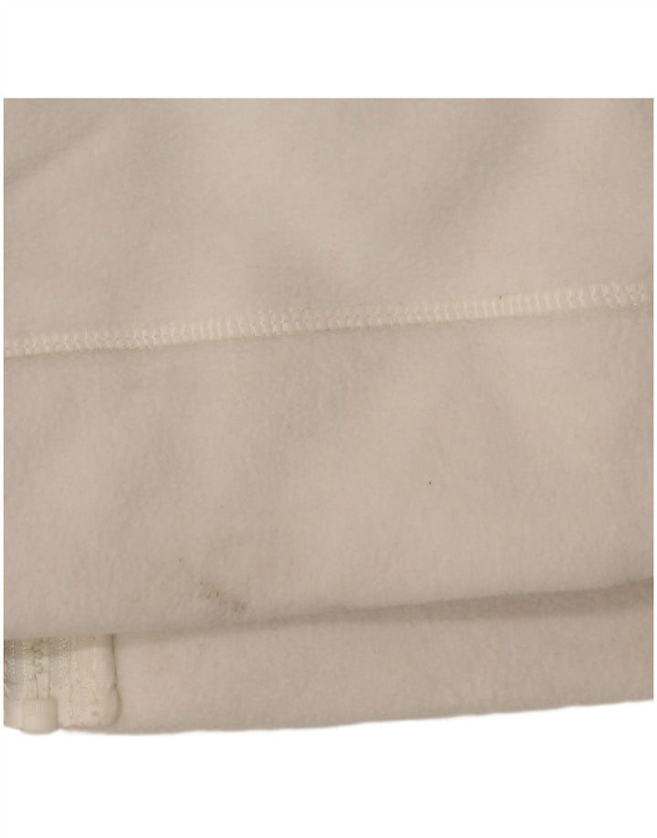 Giacca in pile da donna Marks & Spencer UK 20 2XL Cotone bianco