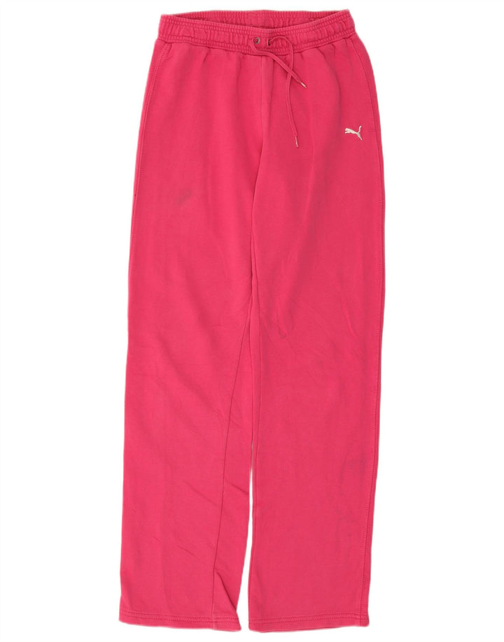 PUMA Girls Tracksuit Trousers 13-14 Years  Pink