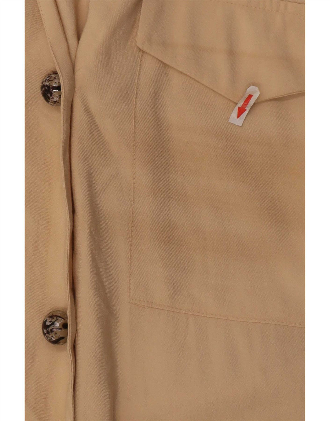 Camicia Zara da donna UK 14 Viscosa beige medio