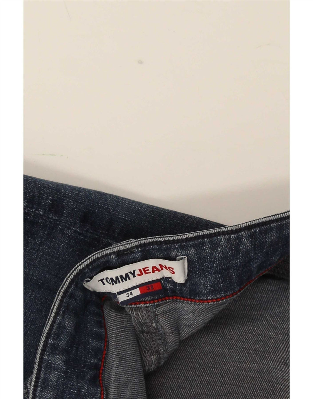 Jeans slim da uomo Tommy Hilfiger W34 L32 Blu navy