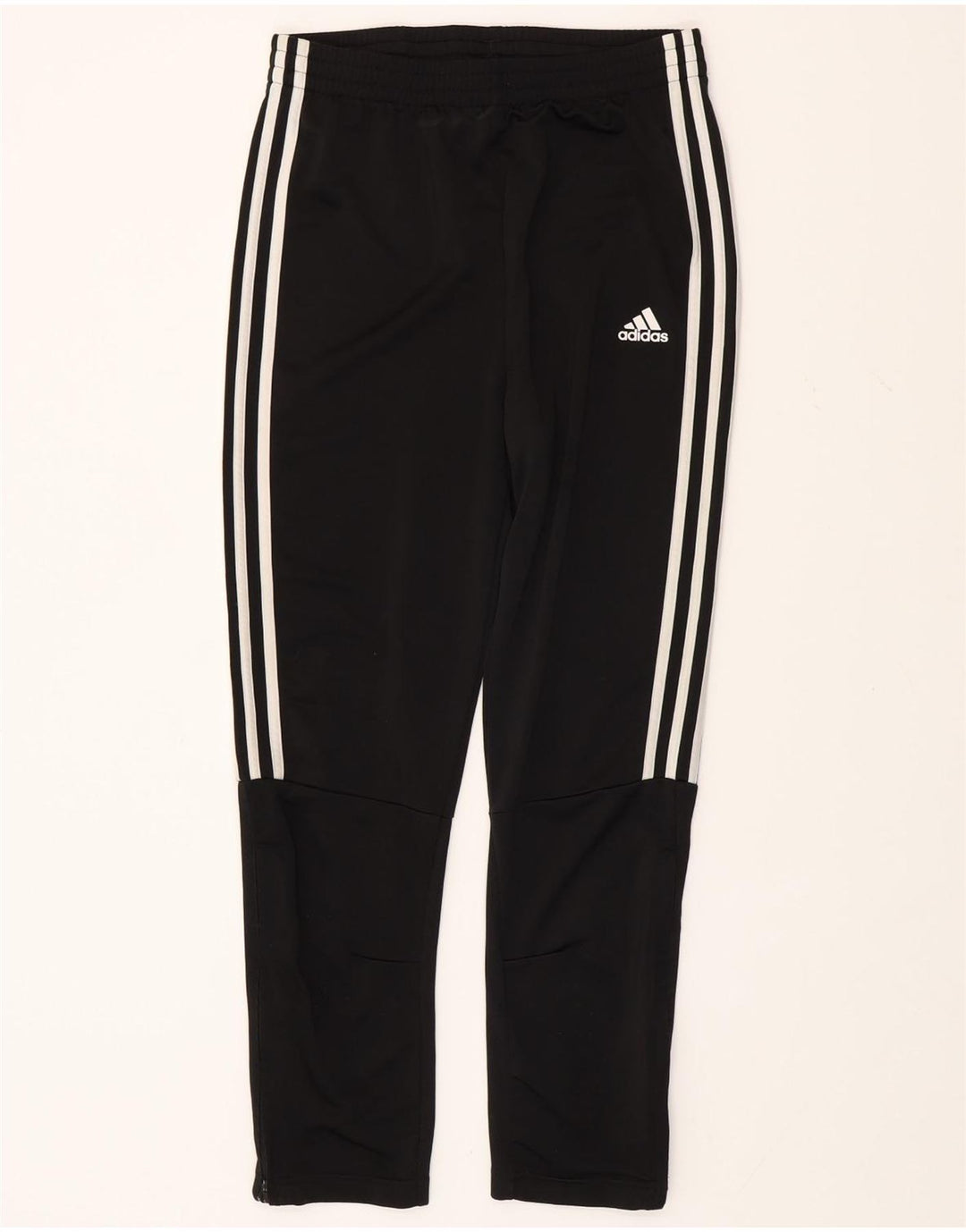 Pantaloni della tuta da ragazzo ADIDAS 13-14 anni in poliestere nero