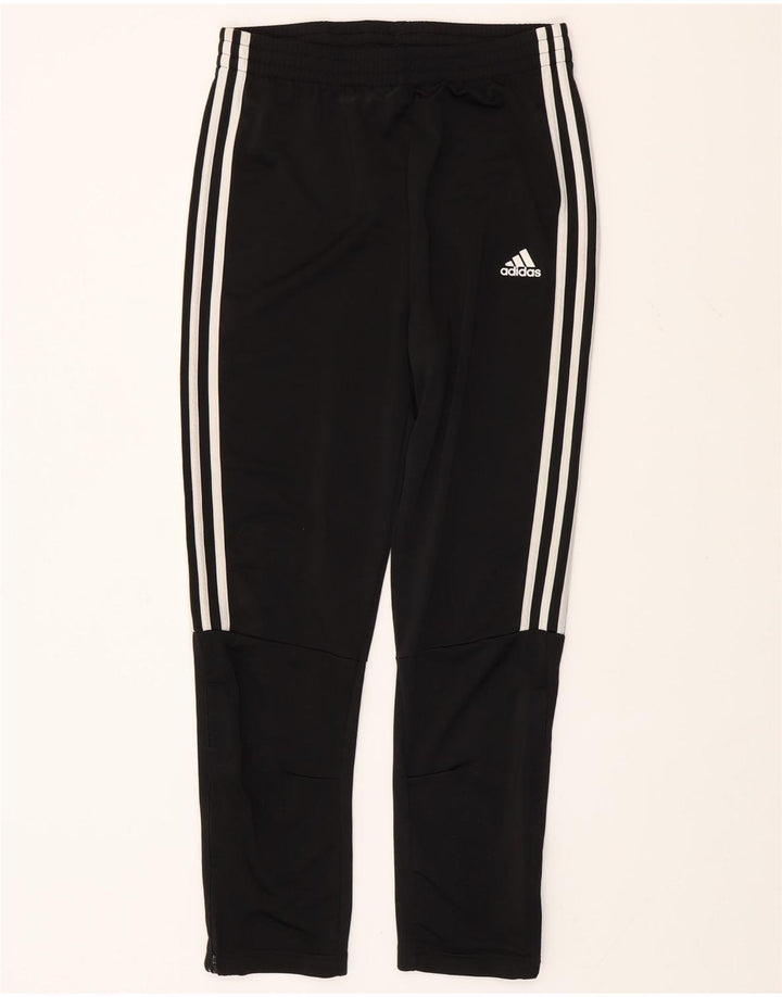 Pantaloni della tuta da ragazzo ADIDAS 13-14 anni in poliestere nero