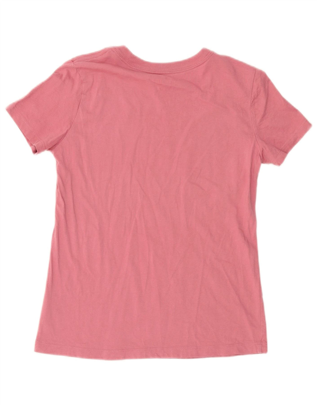 T-shirt grafica da donna NIKE Top UK 10 piccola in cotone rosa
