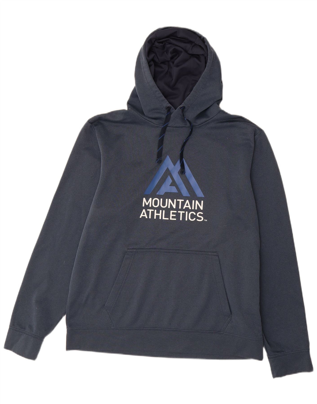 Felpa con cappuccio grafica da uomo The North Face grande in poliestere blu navy