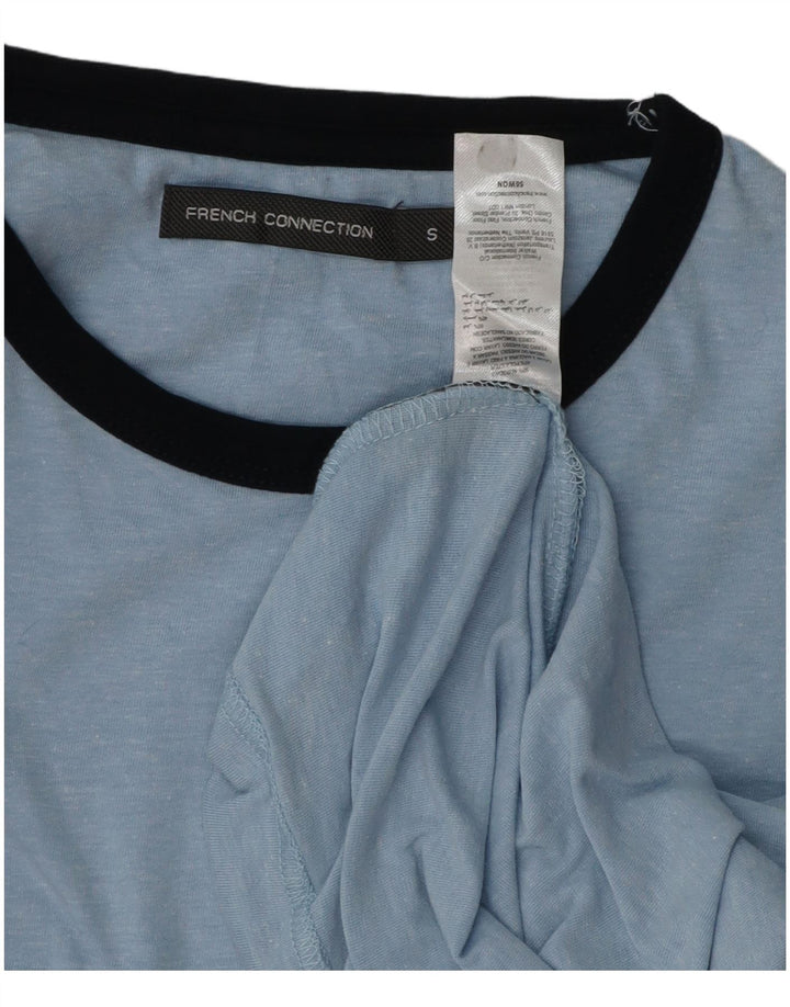 T-shirt da uomo FRENCH CONNECTION Top piccola in cotone blu