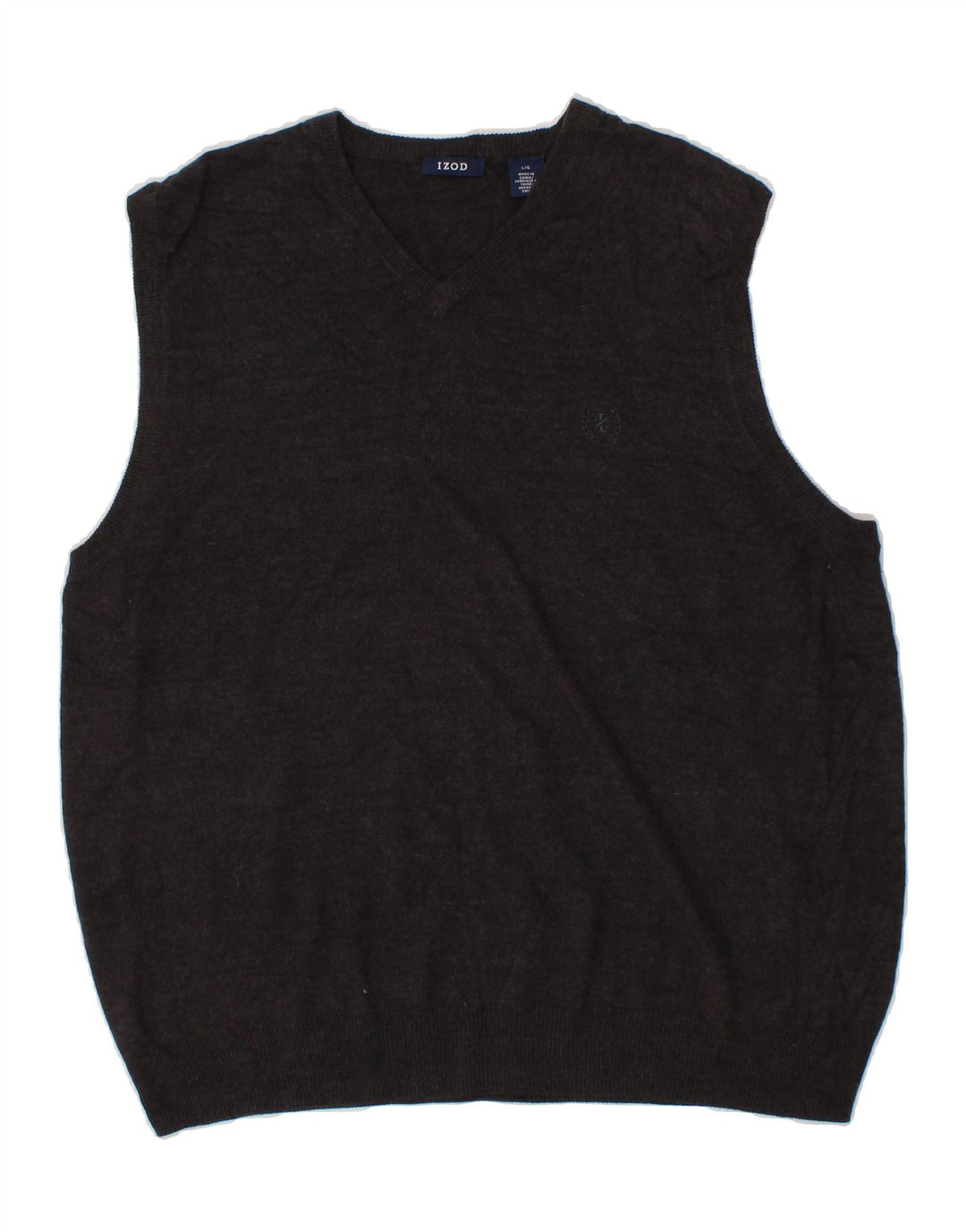 IZOD Mens Vest Tank Top Large Grey Vintage Izod and Second-Hand Izod from Messina Hembry 