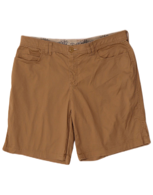 Pantaloncini casual da donna Lee US 12 Large W34 Cotone Beige