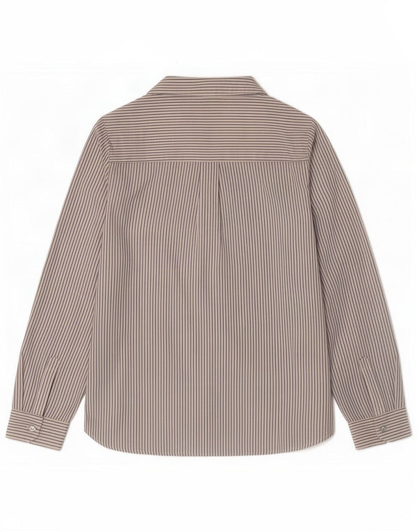 Phase Eight Womens Shirt UK 8 Small Blue Pinstripe Cotton