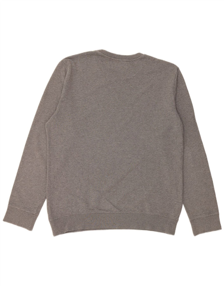 CALVIN KLEIN JEANS Mens Graphic Sweatshirt Jumper XL Grey