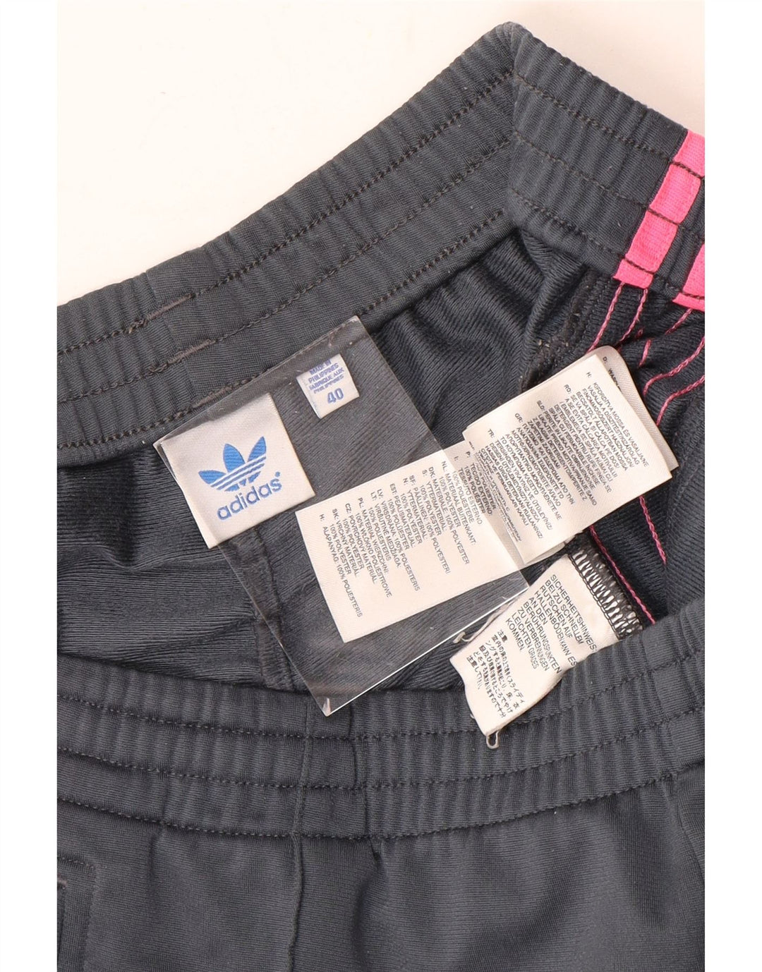 Pantaloni da tuta da donna Adidas EU 40 Poliestere grigio medio