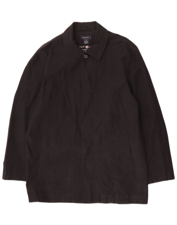 Gant Mens Windbreaker Coat UK 38 Medium Black Cotton