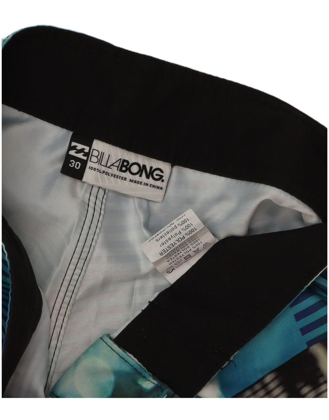 Pantaloncini da bagno grafici da uomo Billabong a righe medie multicolori