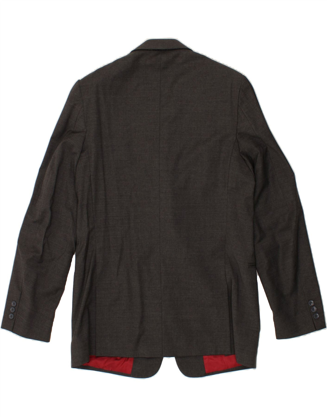 DOLCE & GABBANA Abito da Uomo a 3 Bottoni in 2 Pezzi UK 40 Large W36 L34 Grigio Lana