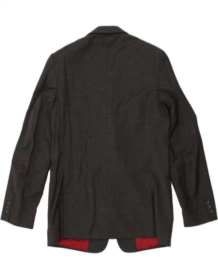 DOLCE & GABBANA Abito da Uomo a 3 Bottoni in 2 Pezzi UK 40 Large W36 L34 Grigio Lana