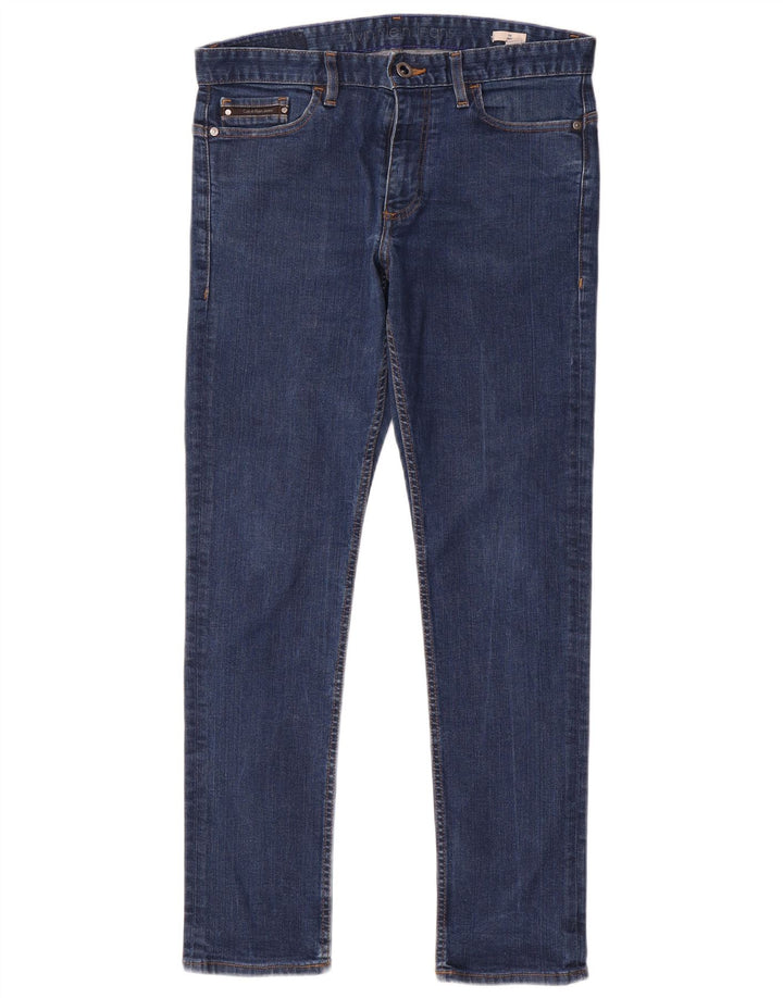 Jeans Calvin Klein da donna Mince Slim W32 L30 cotone blu