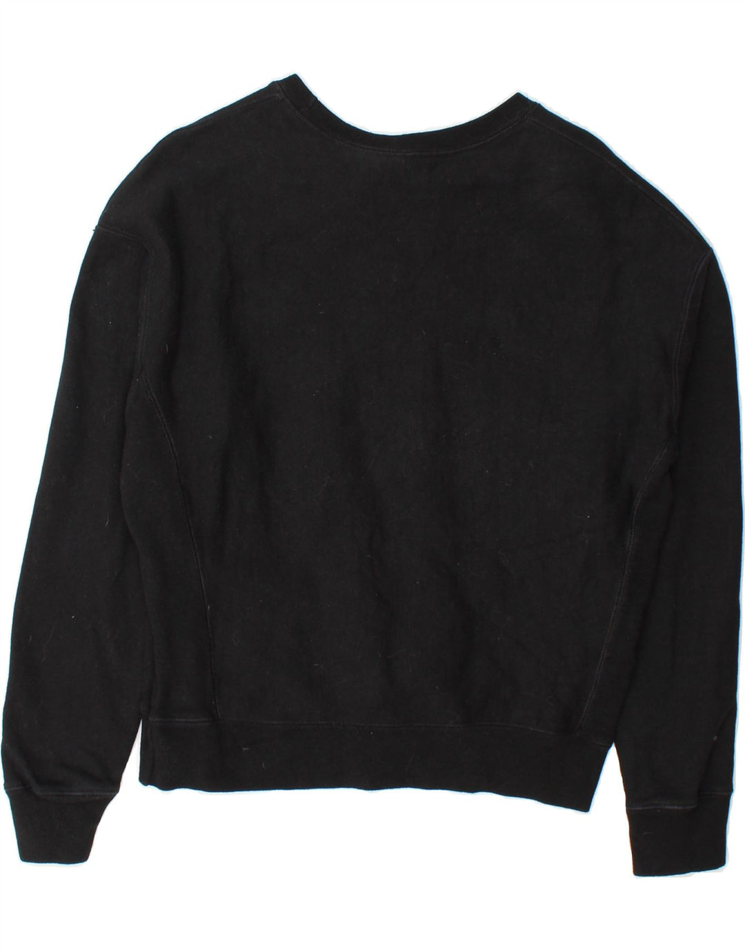 CHAMPION Womens Reverse Weave Sweatshirt Jumper UK 14 Medium Black Cotton Vintage Champion and Second-Hand Champion from Messina Hembry 