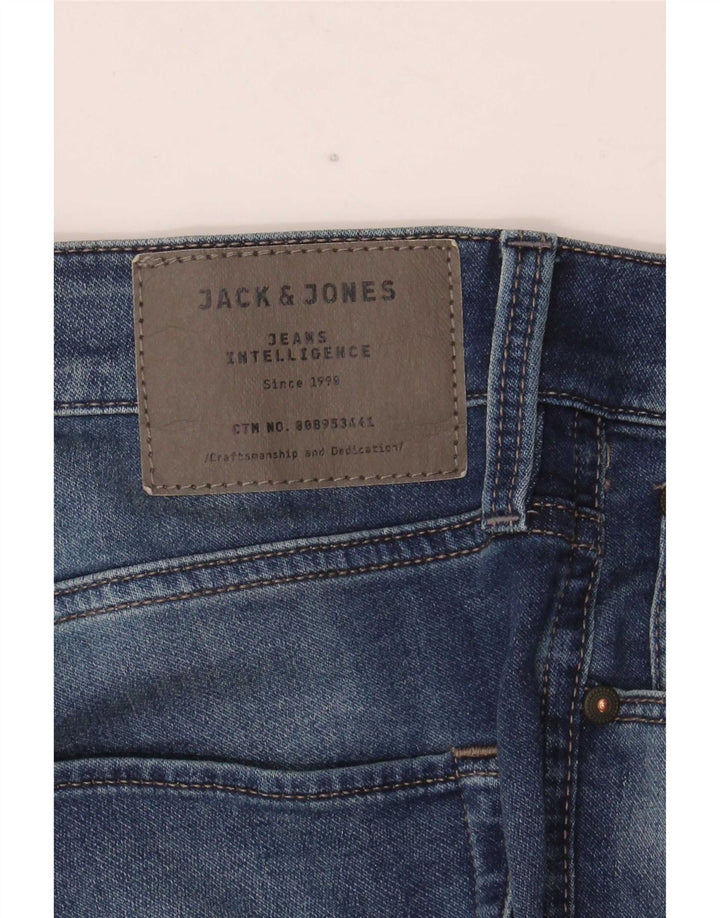 Pantaloncini di jeans da uomo Jack & Jones piccoli W32 in cotone blu