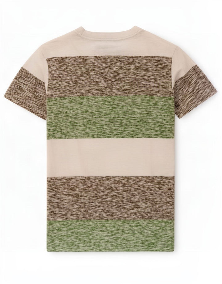 T-shirt da uomo G-Star Top in cotone a righe multicolore medio