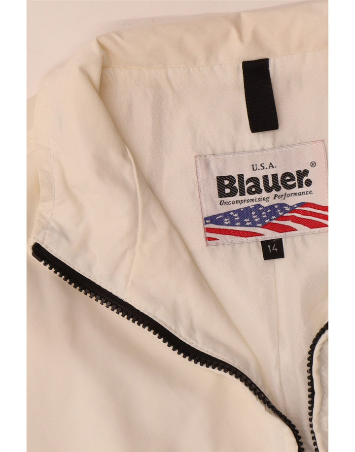 Giubbotto Bomber Blauer Bambino 13-14 Anni Bianco Poliammide