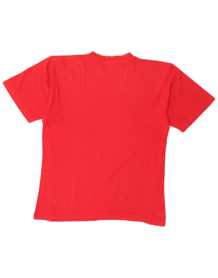 T-shirt grafica da uomo Fila Top IT 50 rosso medio in cotone