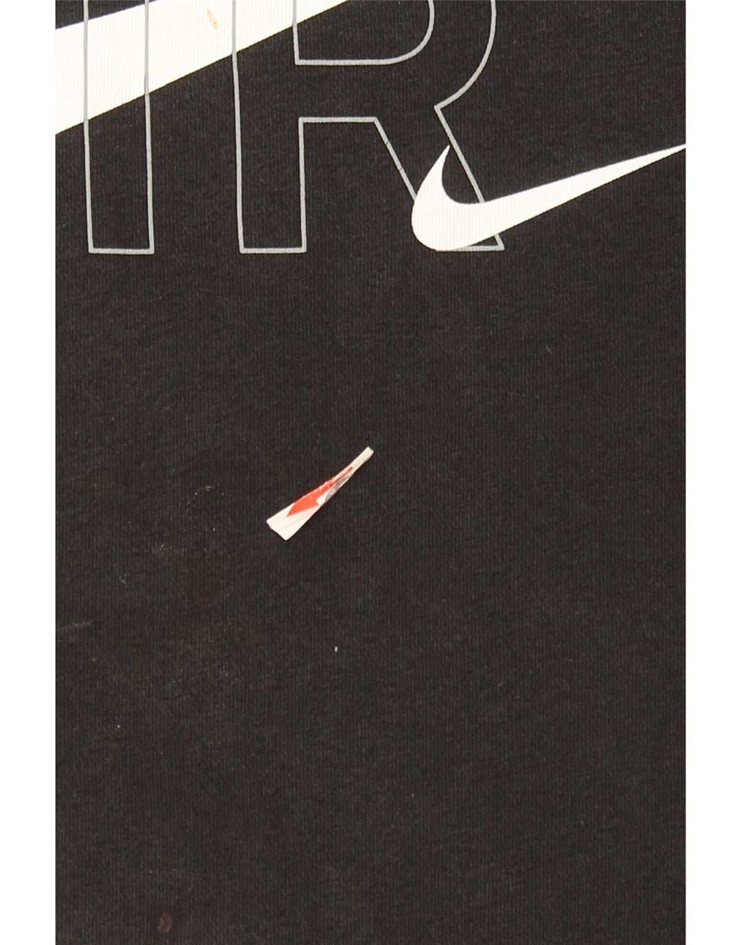 Felpa grafica Nike da uomo, maglione piccolo, cotone nero