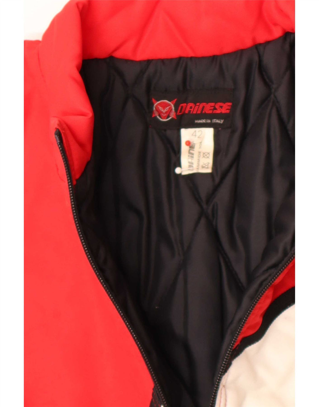 Giacca Dainese Graphic Racer da uomo IT 42 XS Rosso Colourblock Poliammide