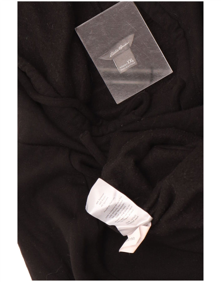 Felpa con cappuccio da donna Eddie Bauer UK 20 2XL poliestere nero