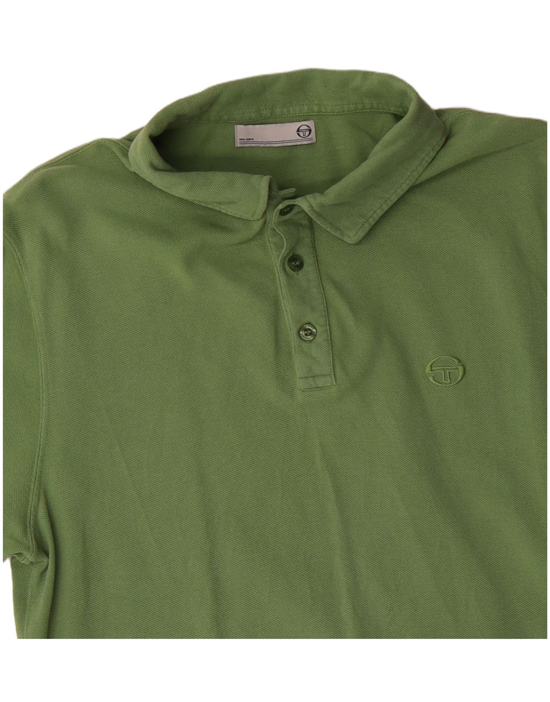 SERGIO TACCHINI Polo Uomo Cotone Verde Medio