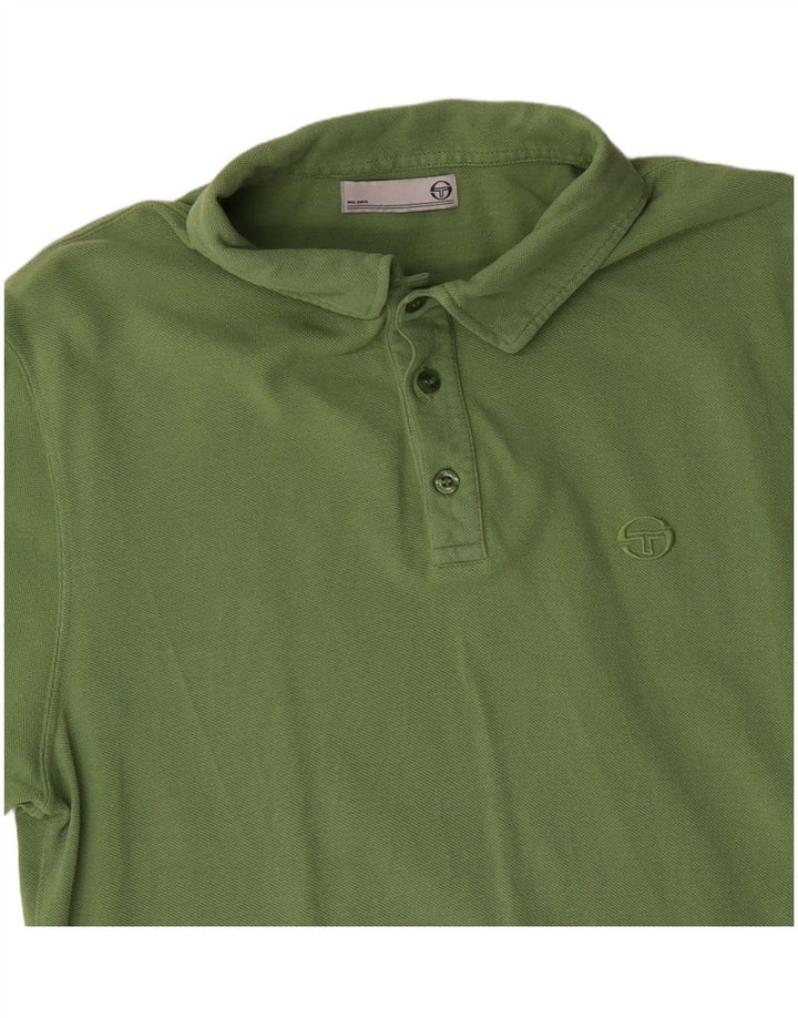 SERGIO TACCHINI Polo Uomo Cotone Verde Medio
