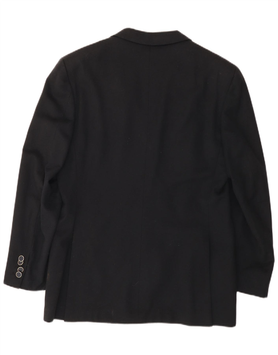 Giacca Blazer Doppiopetto Uomo Galtrucco IT 40 Large Nera Lana